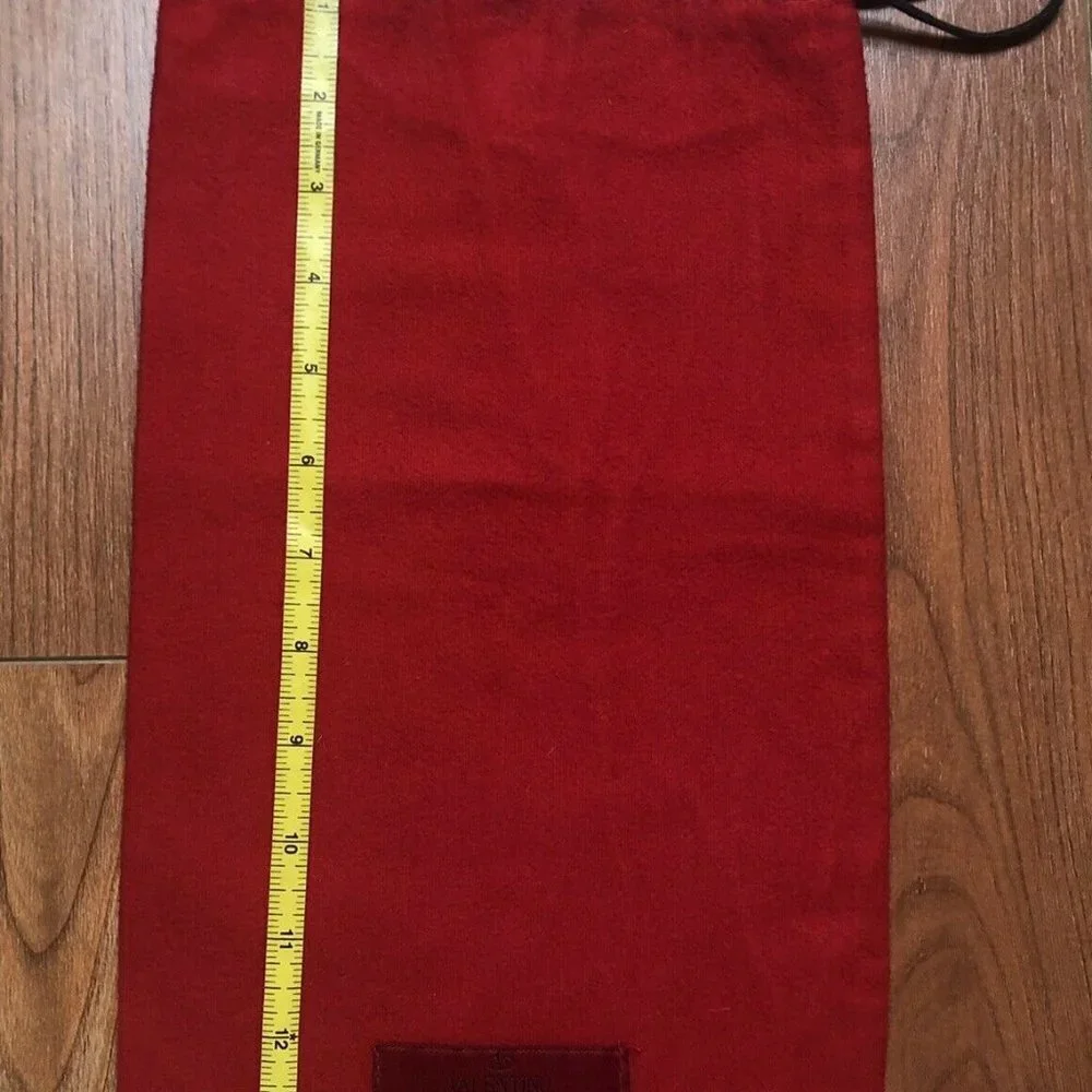 Valentino Garavani Red Dust Bag 14 x 8 shoes purse